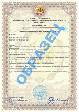 Приложение 1 Отрадный Сертификат ГОСТ РВ 0015-002